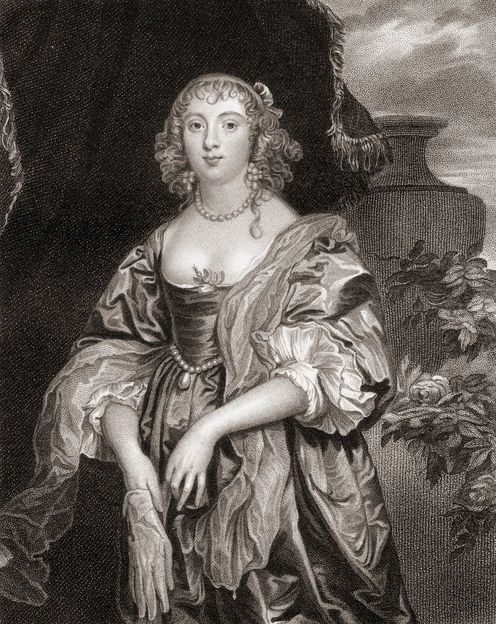 Anne Carre, Bedford grófnőjének (1620-84) portréja a Lodges British Portraits-ból, 1823 alkotó: English School