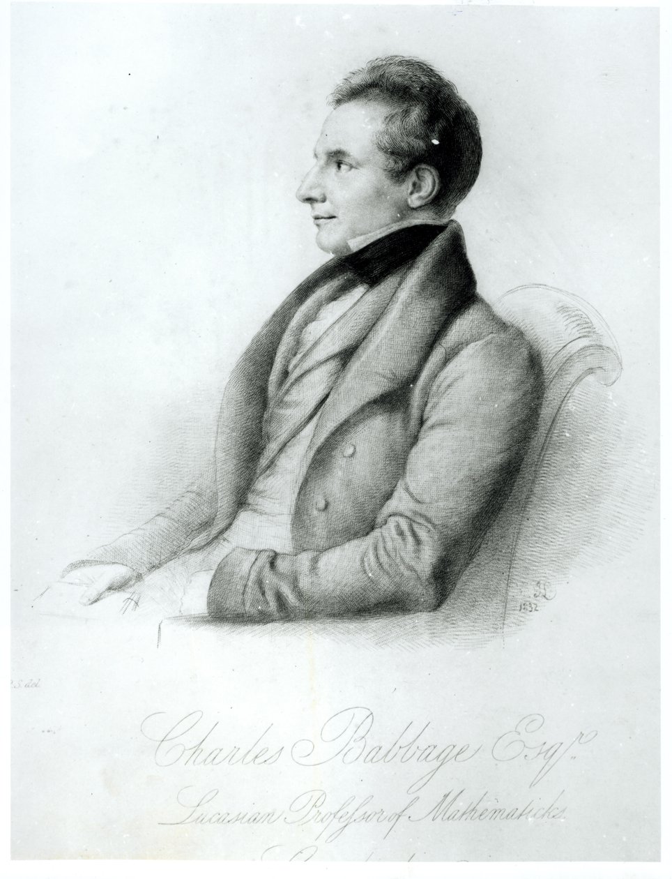 Charles Babbage (1792-1871) portréja 1832 alkotó: English School