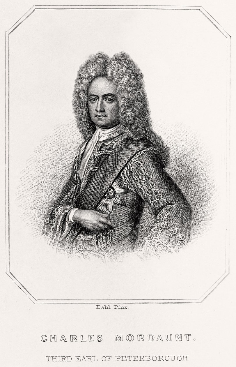 Charles Mordaunt, Peterborough 3. grófjának portréja, 1835 alkotó: English School
