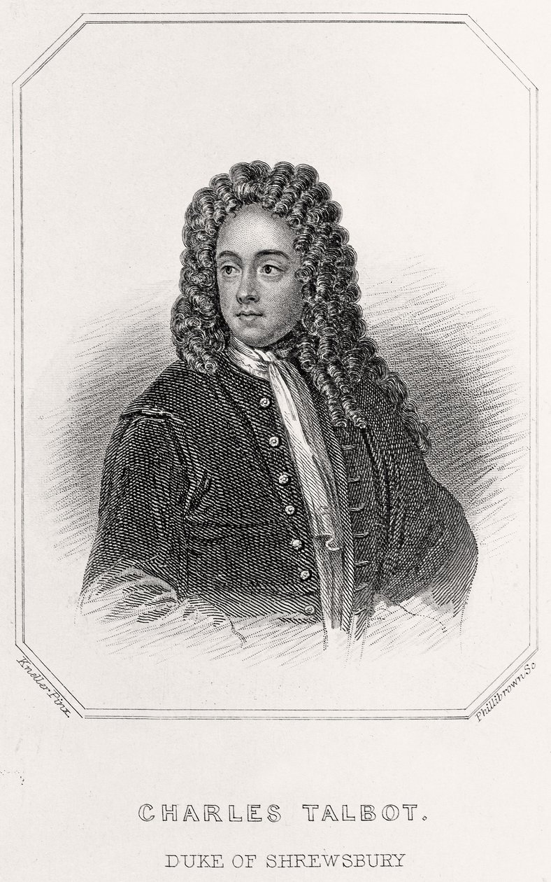 Charles Talbot, Shrewsbury hercegének portréja, 1835 alkotó: English School