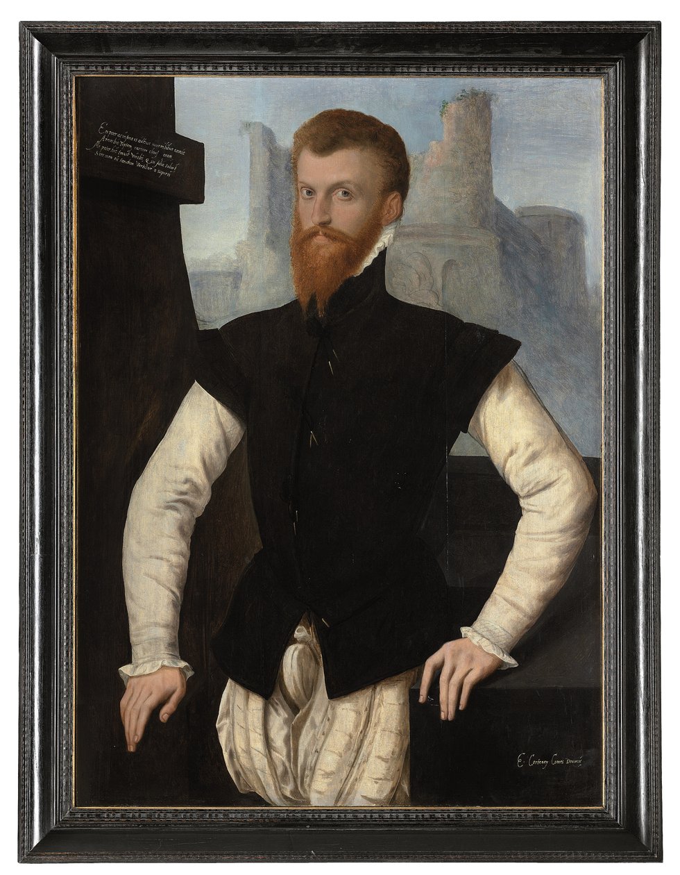 Edward Courtenay, Devon 1. grófjának portréja, 1555 körül alkotó: English School