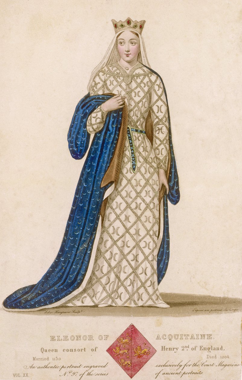 Aquitániai Eleanor portréja alkotó: English School