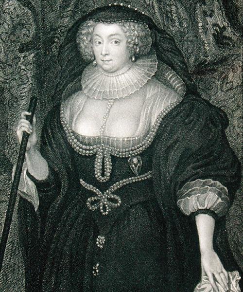 Frances Howard (kb.1578-1639) Richmond hercegnő portréja, a "Lodge