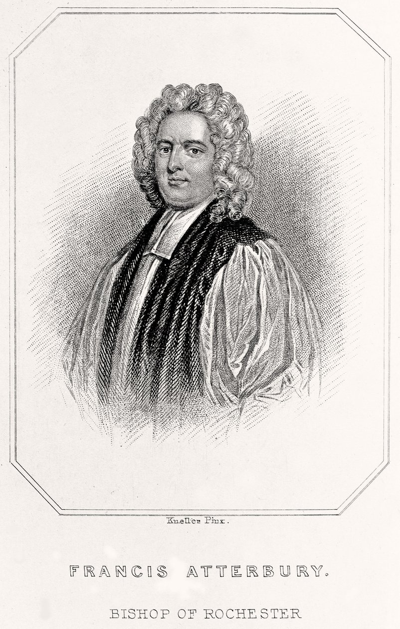 Francis Atterbury, Rochester püspökének portréja, 1835 alkotó: English School