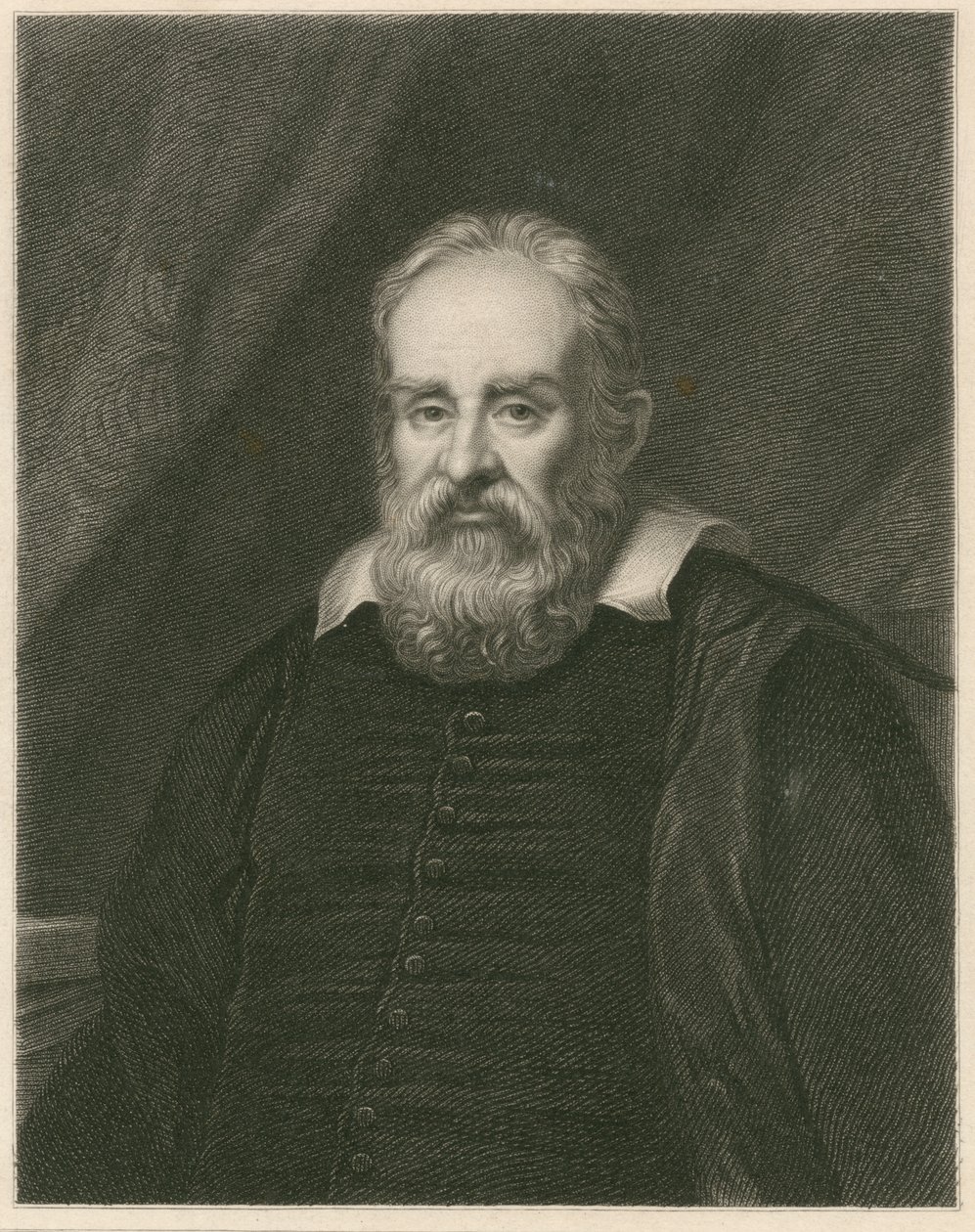 Galileo Galilei portréja alkotó: English School