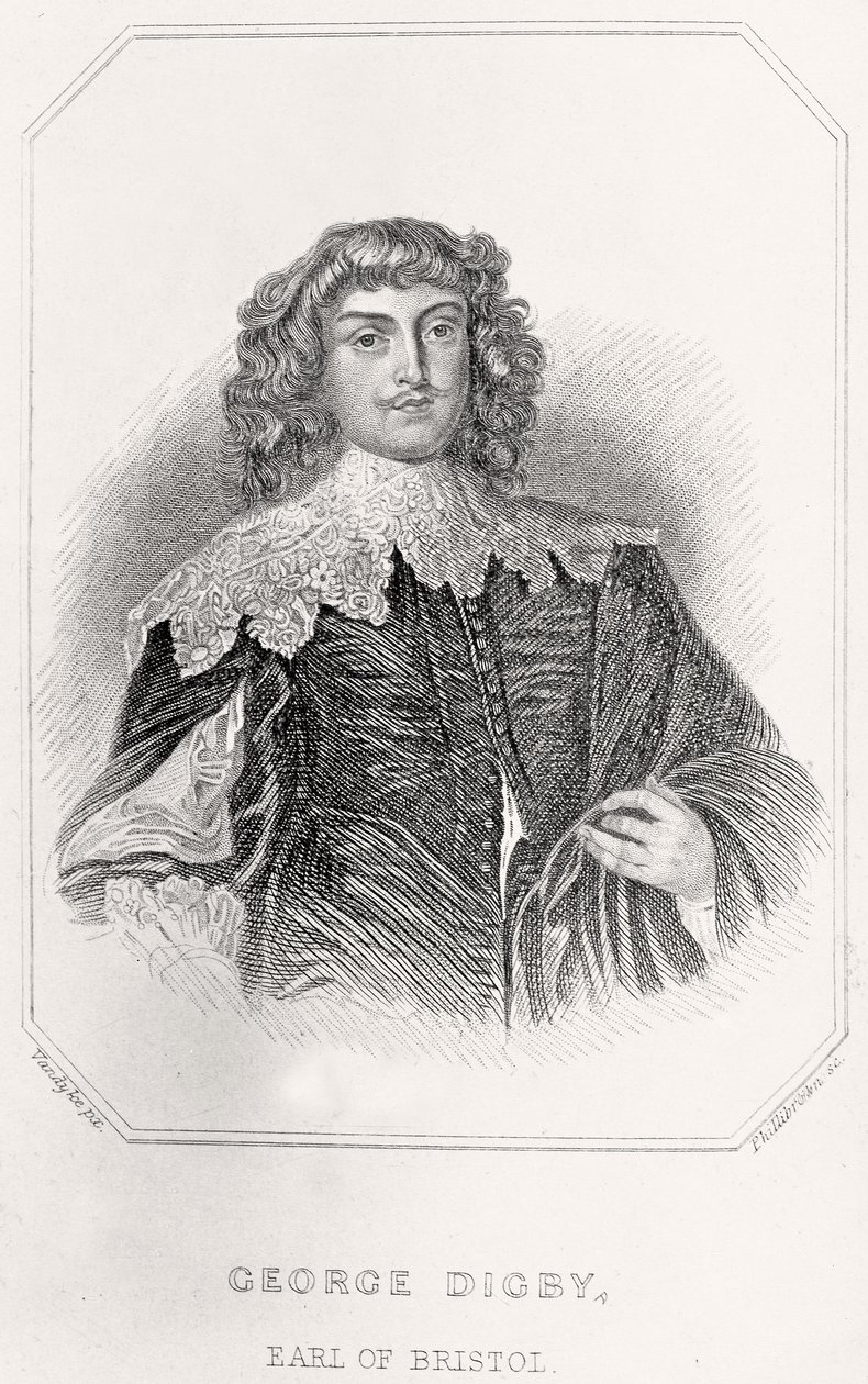 George Digby, Bristol grófjának portréja, 1835 alkotó: English School