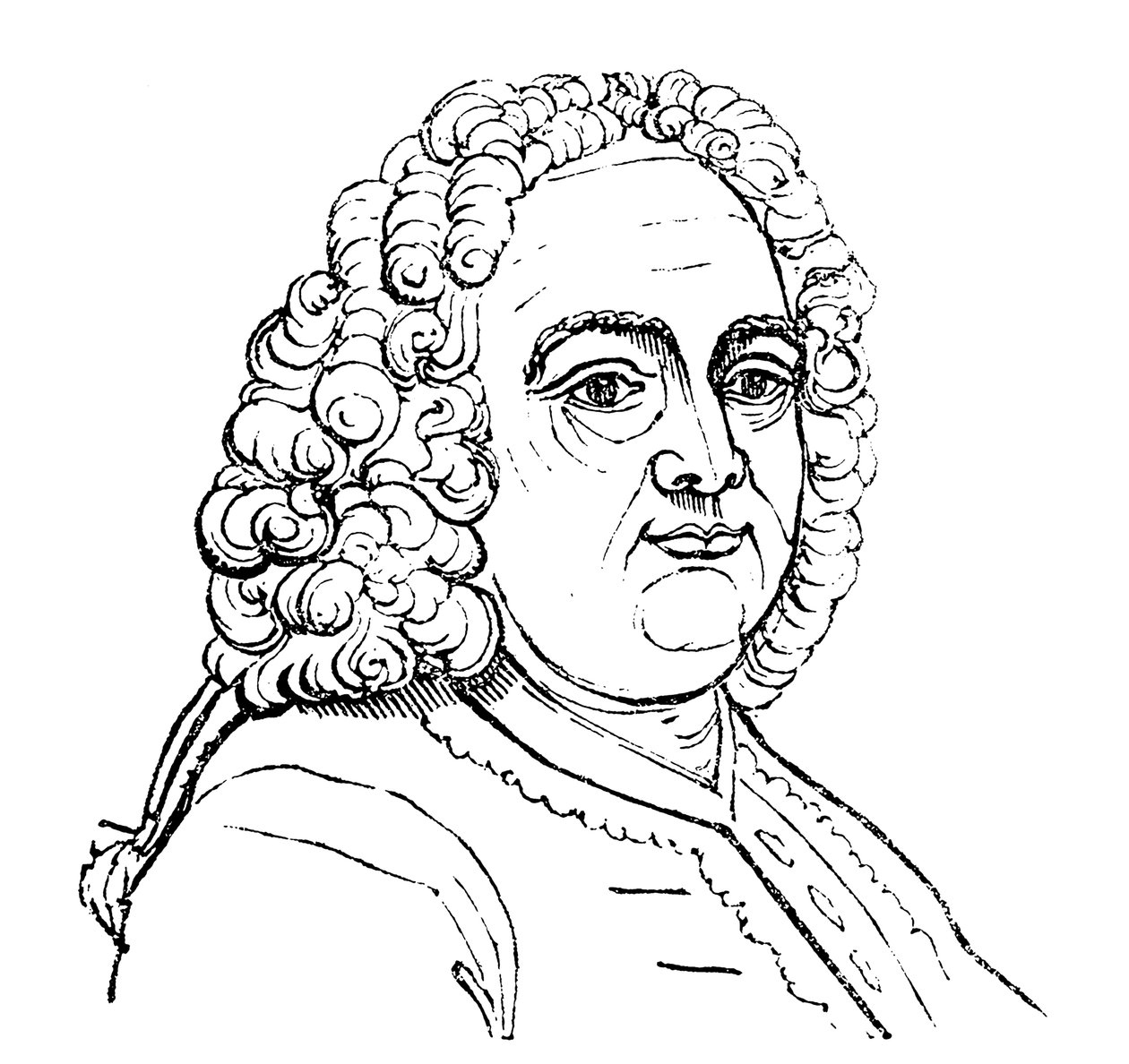 George Frederic Haendel portréja (metszet) alkotó: English School