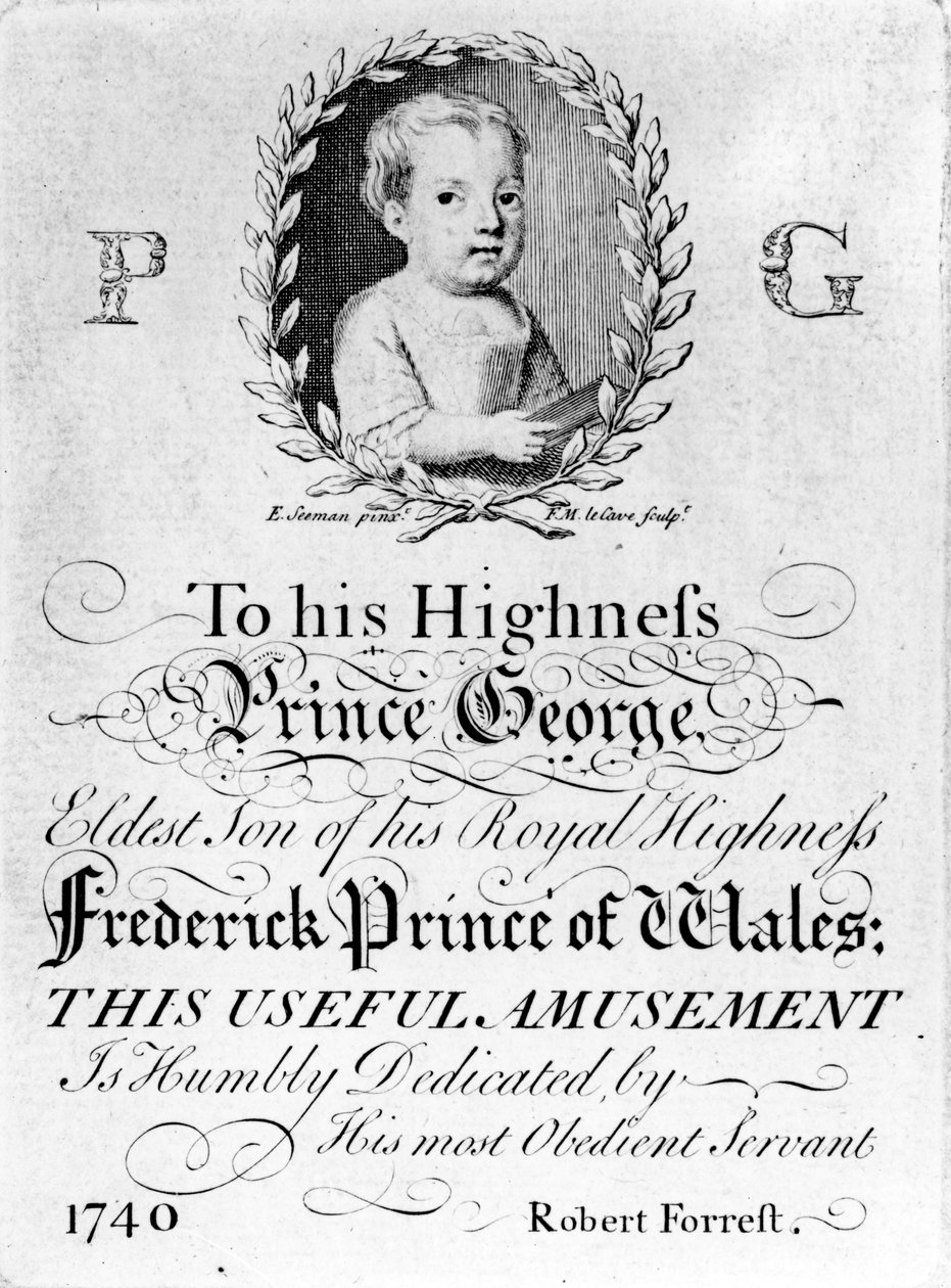 III. György portréja, Francois Movellon de la Cave lenyomata, 1804 alkotó: English School