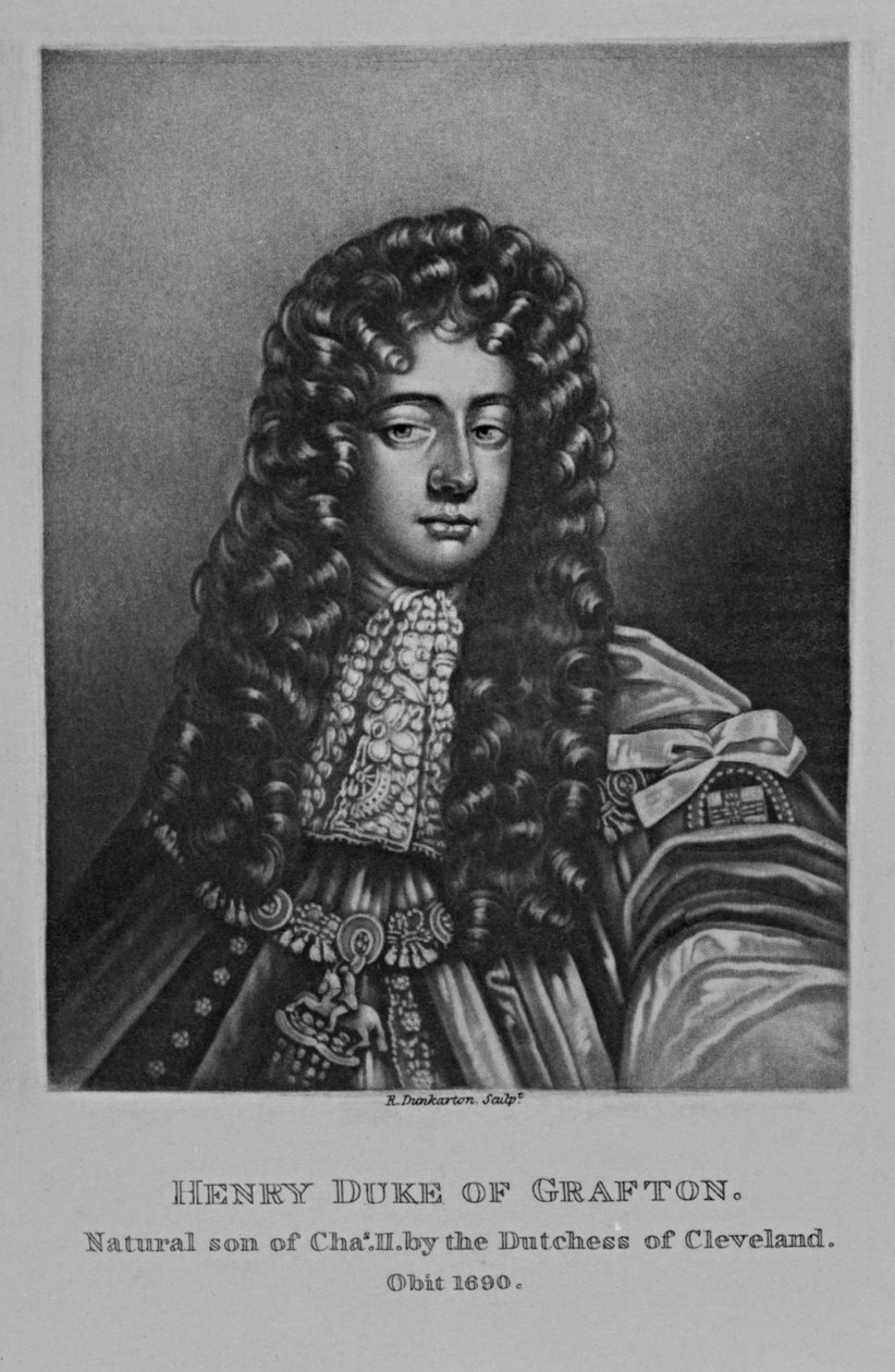 Henry Grafton hercegének portréja, Richard Earlom és Charles Turner "Characters Illustrious in British History" című művéből, 1815. alkotó: English School