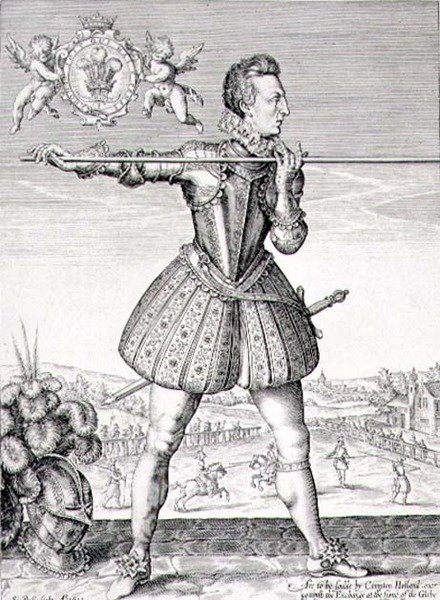 Henrik walesi herceg (1594-1612) portréja Simon de Passe (1595-1647) metszetében 1612 (metszet) alkotó: English School