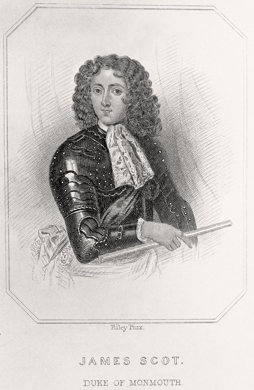 James Scot, Monmouth hercegének portréja, 1835 alkotó: English School