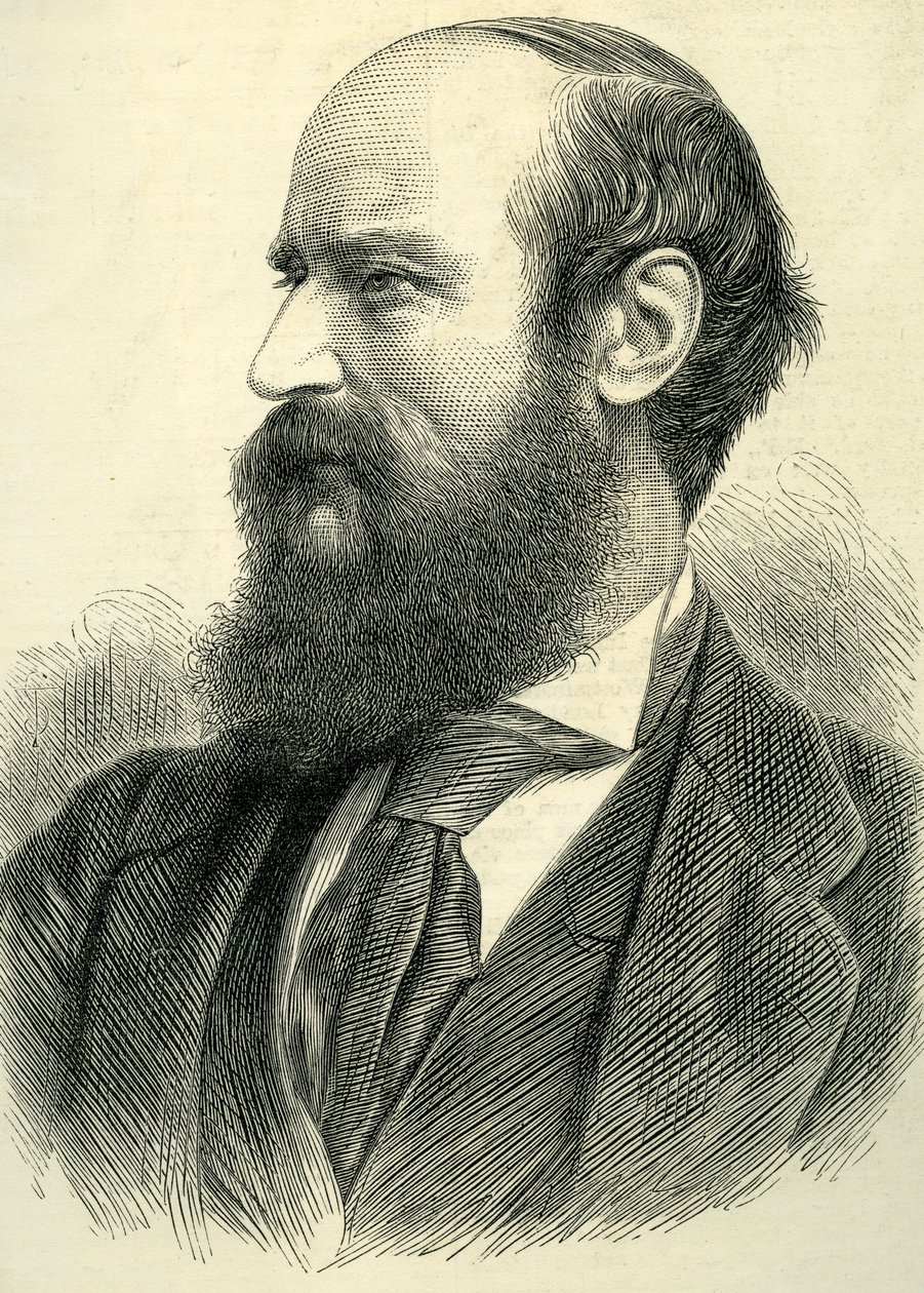 John Bagnold Burgess portréja, 1877 alkotó: English School