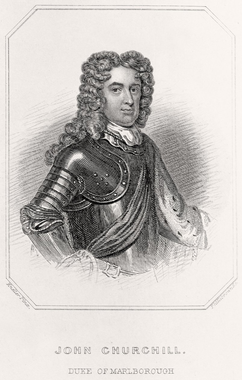 John Churchill, Marlborough hercegének portréja, 1835 alkotó: English School