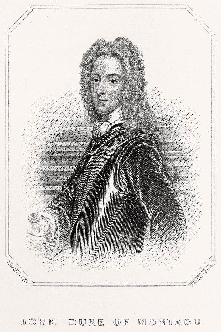János Montagu hercegének portréja, 1835 alkotó: English School