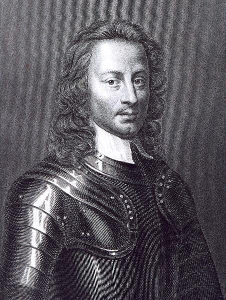 John Hampden (1594-1643) portréja (metszet) alkotó: English School