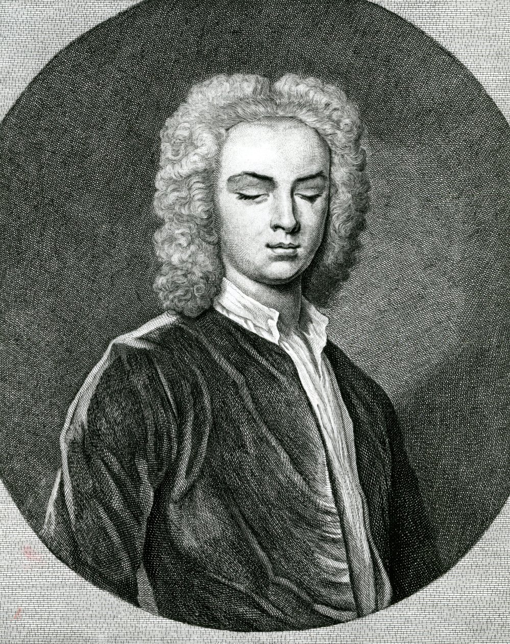 John Stanley (1712-86) portréja (metszet) alkotó: English School
