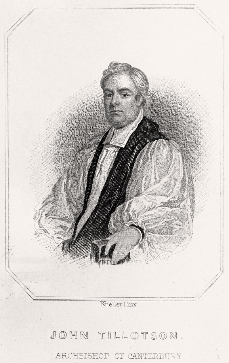 John Tillotson, Canterbury érseke portréja, 1835 alkotó: English School