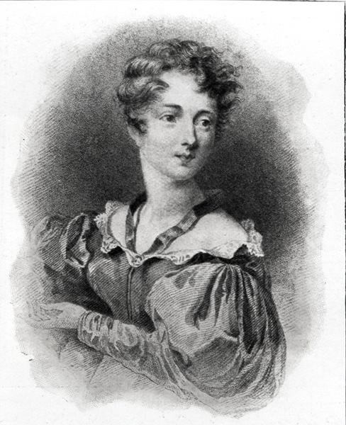 Lady Caroline Lamb (sz.1785) portréja (litho) (f/w fotó) alkotó: English School