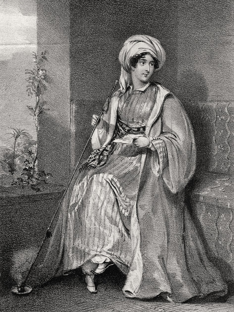 Lady Hester Stanhope portréja, alkotó: English School