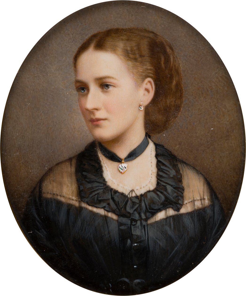 Lady Ida Lumley portréja, Newport vikomtné 1870-ben, majd Bradford grófnője (1848-1936), 1868-1936 körül (kézzel színezett fénykép) alkotó: English School
