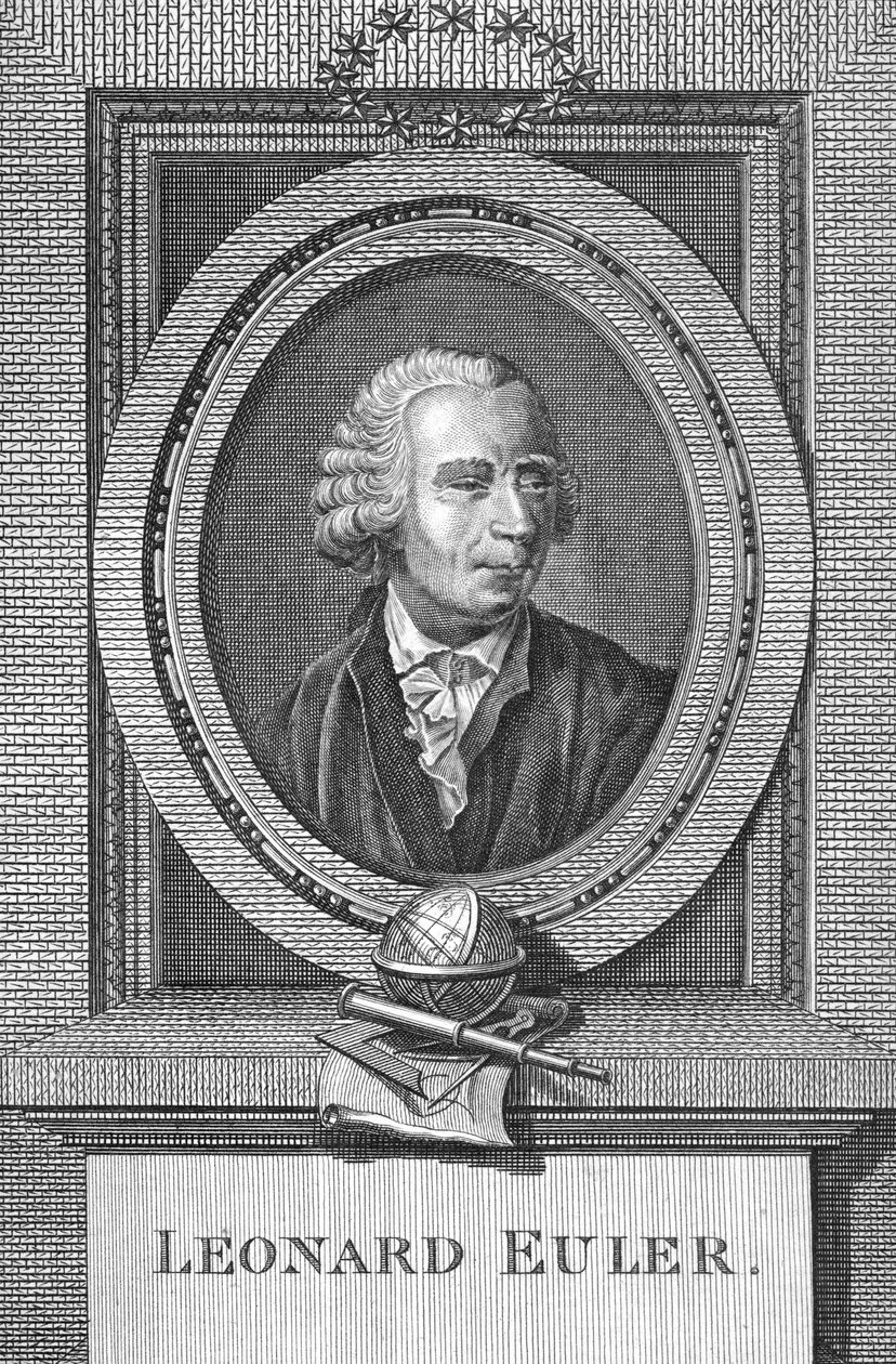 Leonard Euler (1707-83) portréja alkotó: English School