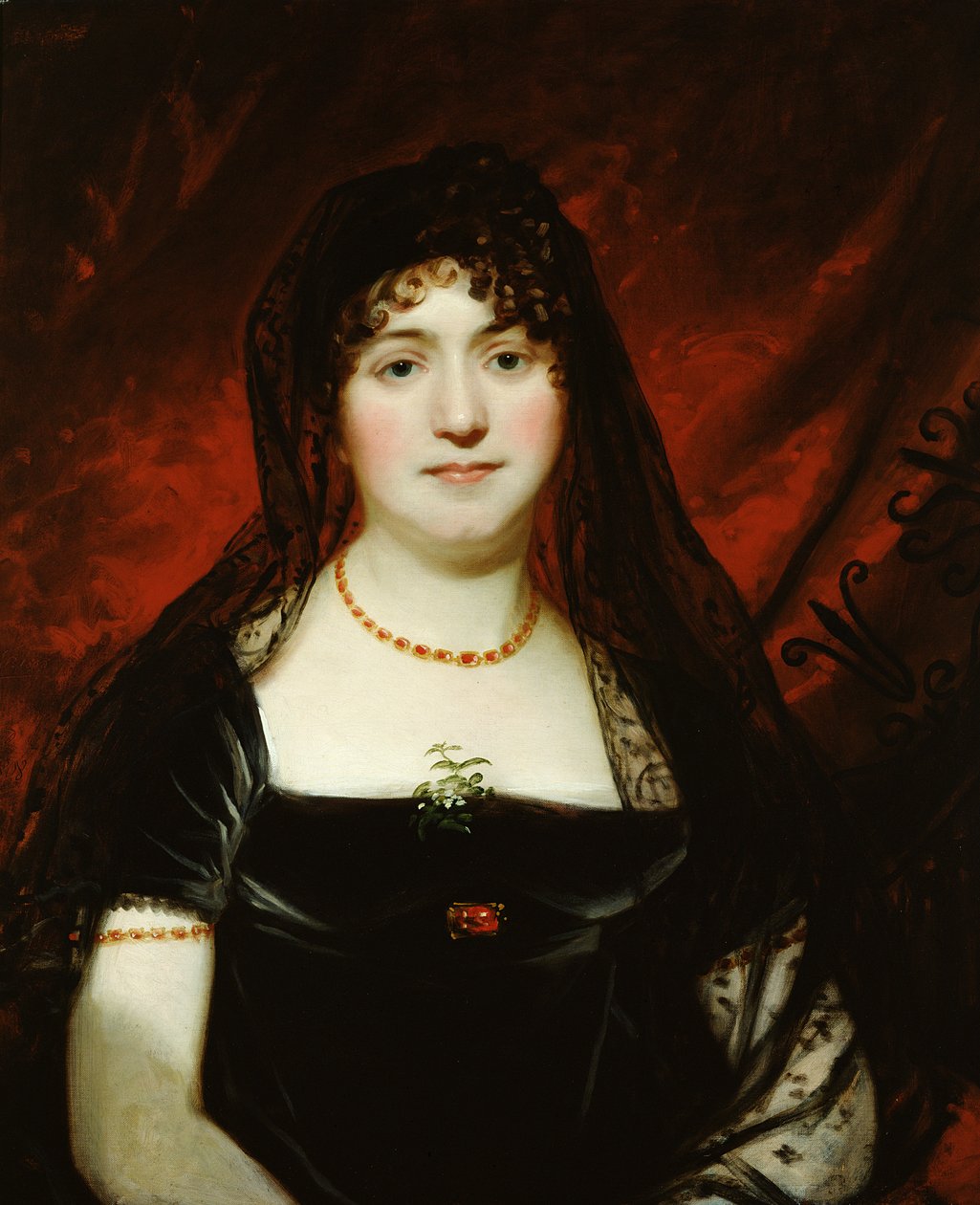 Mary Sarah Oliver portréja (olaj, vászon) alkotó: English School