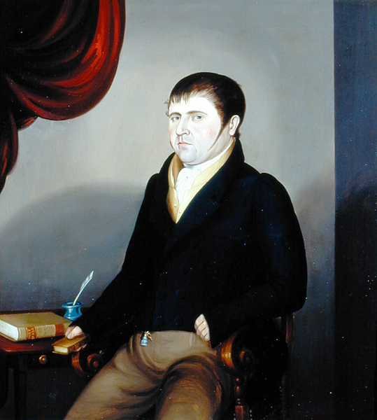 Eli Whitely úr portréja (olaj, vászon) (párért lásd: 140067) alkotó: English School