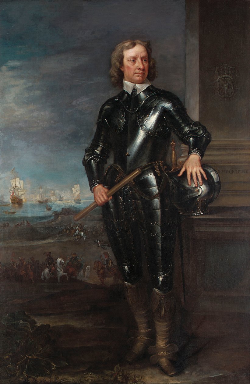 Oliver Cromwell portréja alkotó: English School