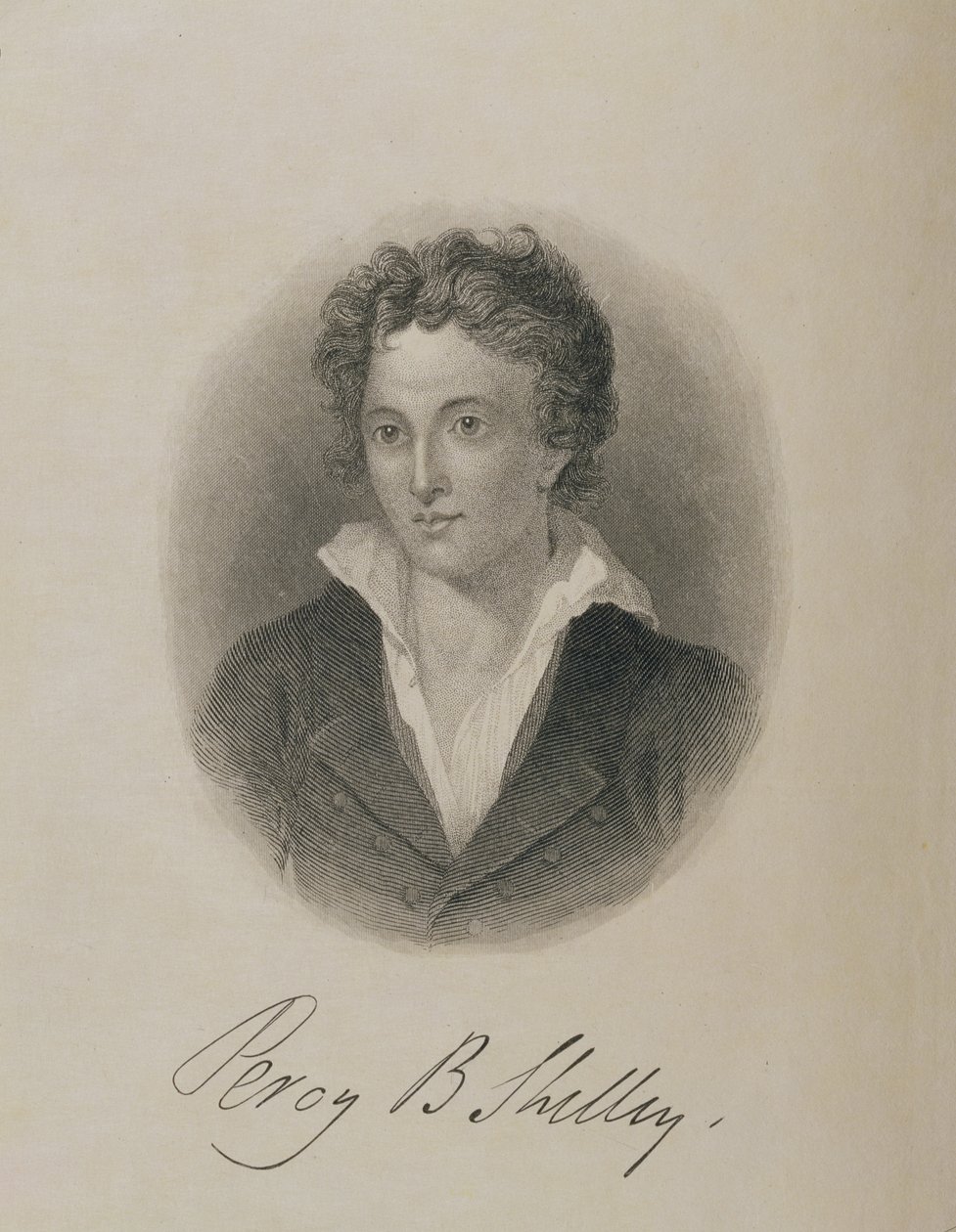 Percy Bysshe Shelley (1792-1822) portréja, alkotó: English School