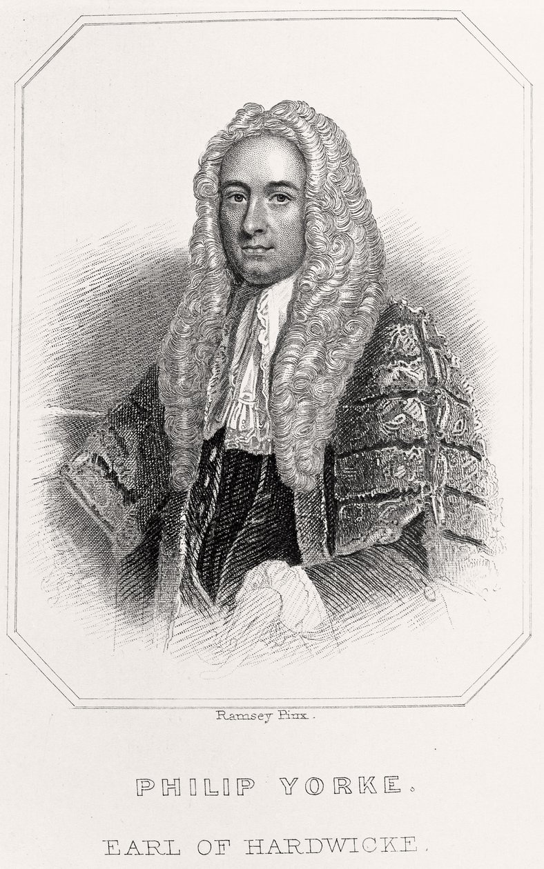 Philip Yorke, Hardwicke gróf portréja, 1835 alkotó: English School