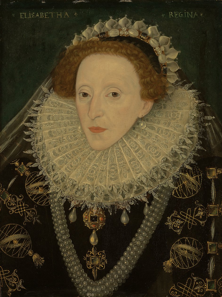I. Erzsébet királynő portréja, 1580 körül alkotó: English School