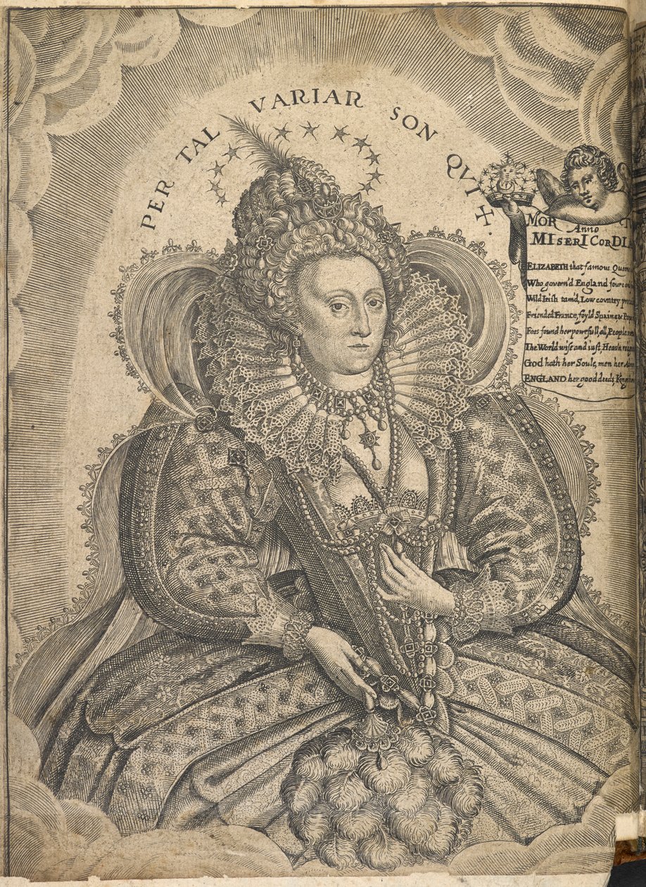 I. Erzsébet angol királynő portréja alkotó: English School