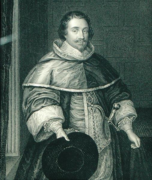 Ralph Hopton (1596-1652) Hopton báró portréja, a "Lodge