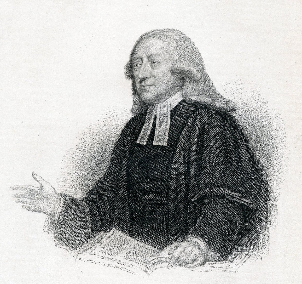 John Wesley A. M. tiszteletes portréja, 19. század alkotó: English School