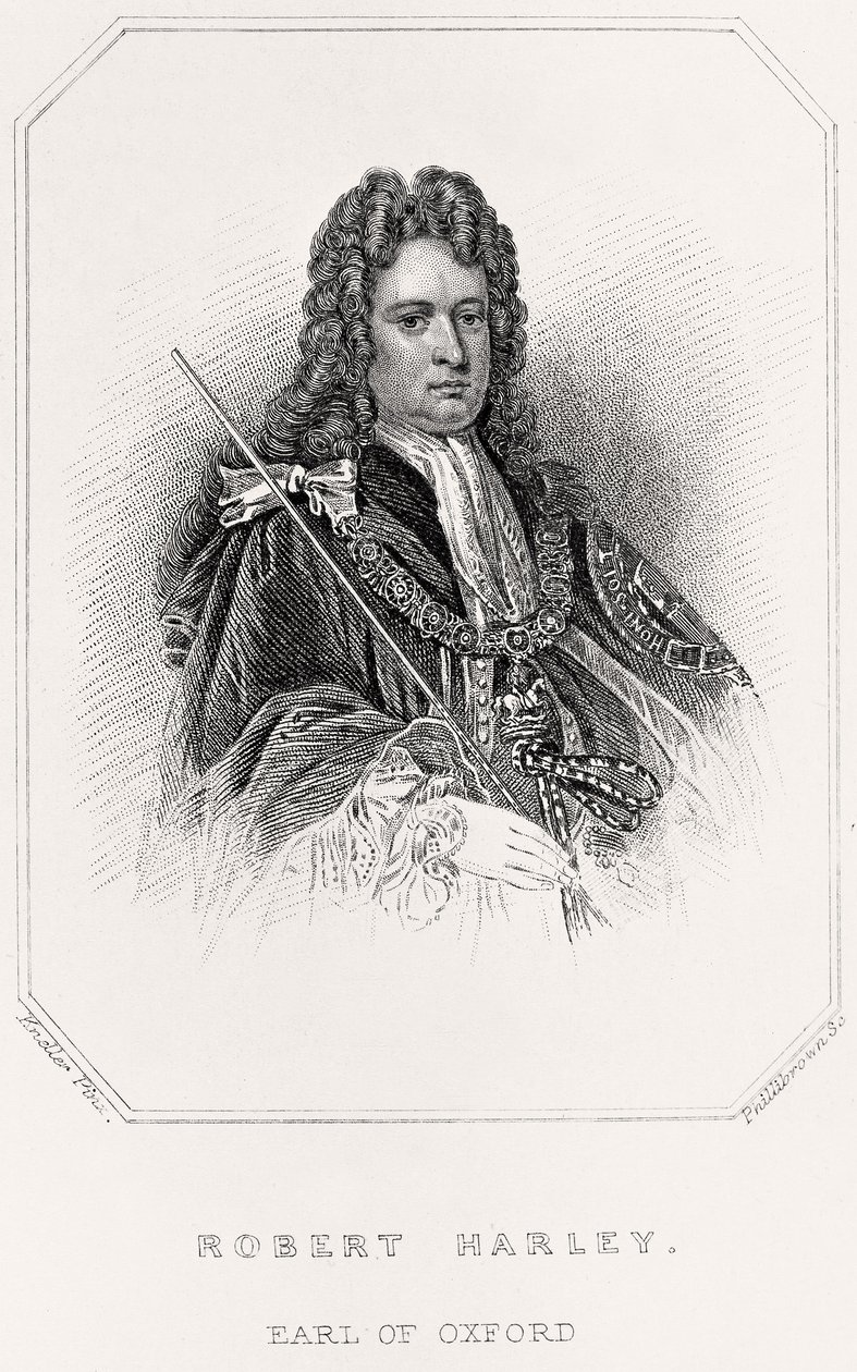 Robert Harley, Oxford grófjának portréja alkotó: English School
