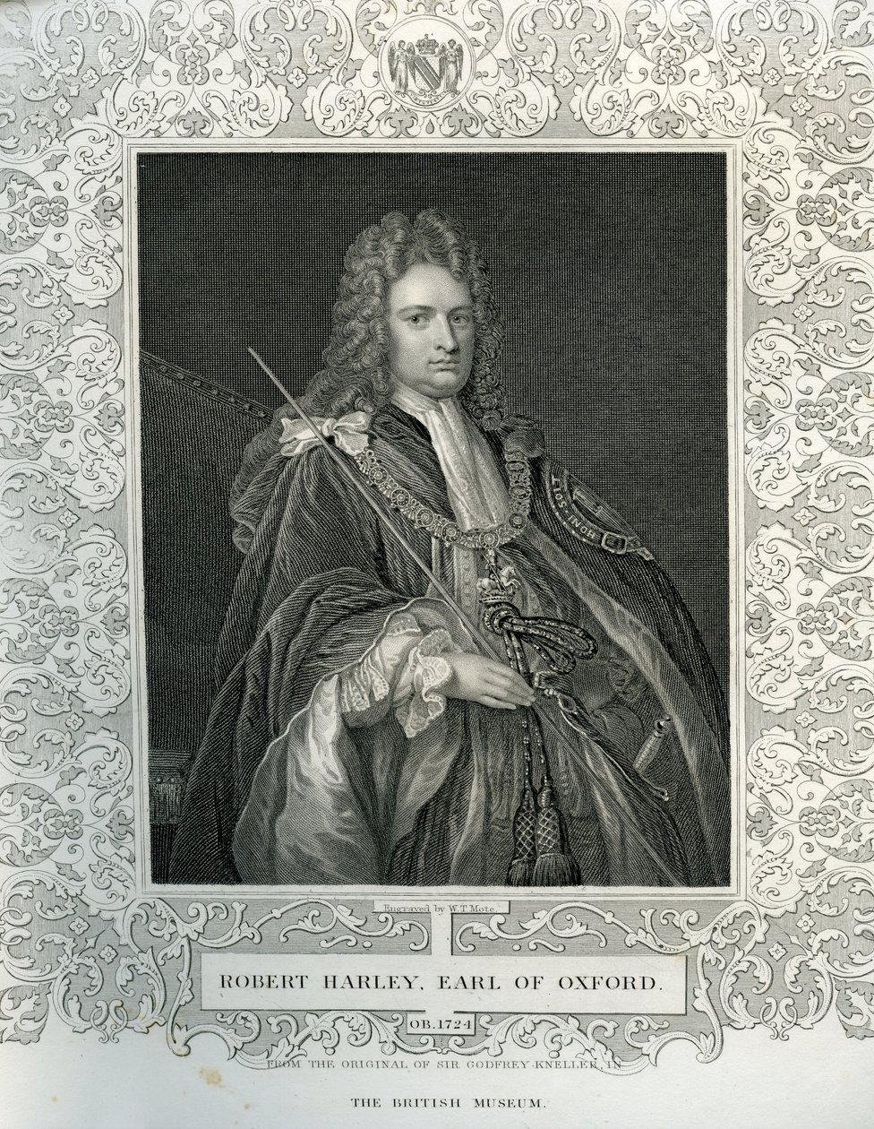 Robert Harley, Oxford első grófjának (1671-1724) portréja alkotó: English School
