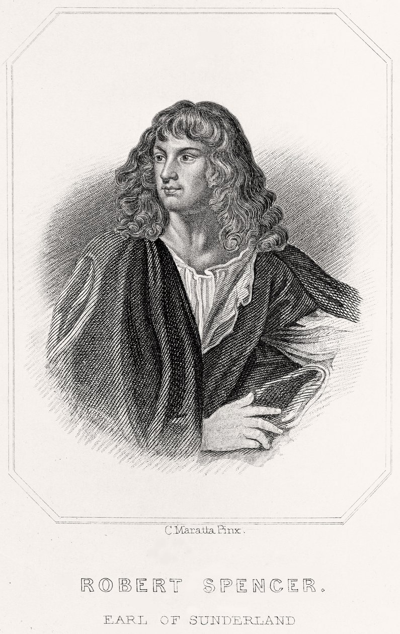Robert Spencer, Sunderland grófjának portréja, 1835 alkotó: English School