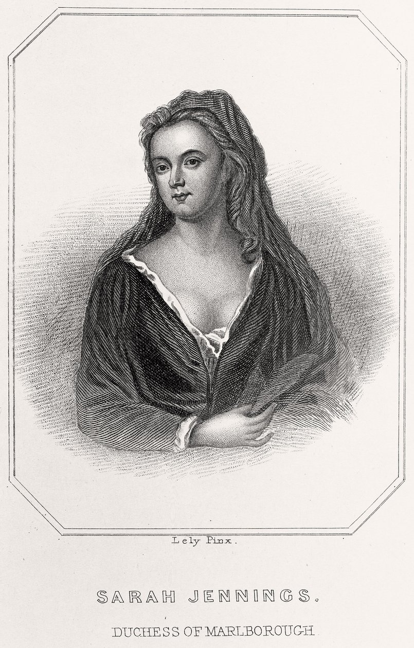 Sarah Jennings, Marlborough hercegnő portréja, 1835 alkotó: English School