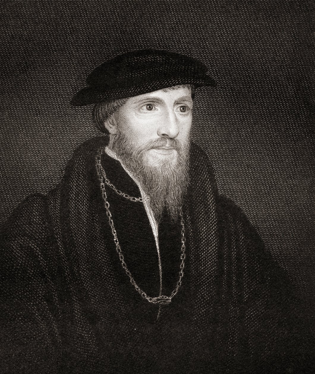 Sir Anthony Denny (1501-49) portréja a Lodges British Portraits-ból, 1823 alkotó: English School