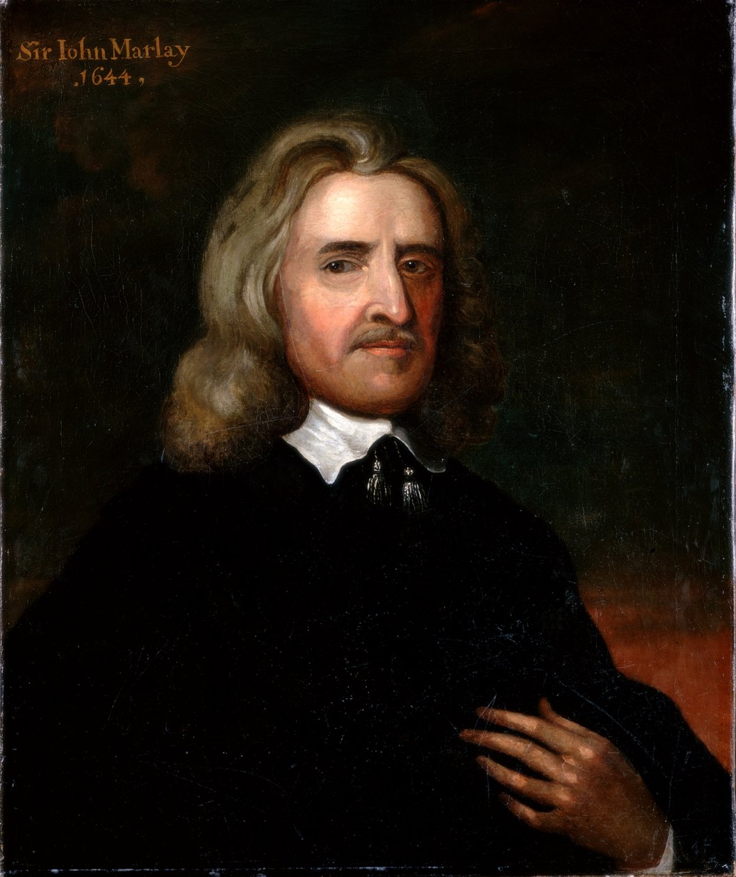 Sir John Marlay portréja, 1644 alkotó: English School