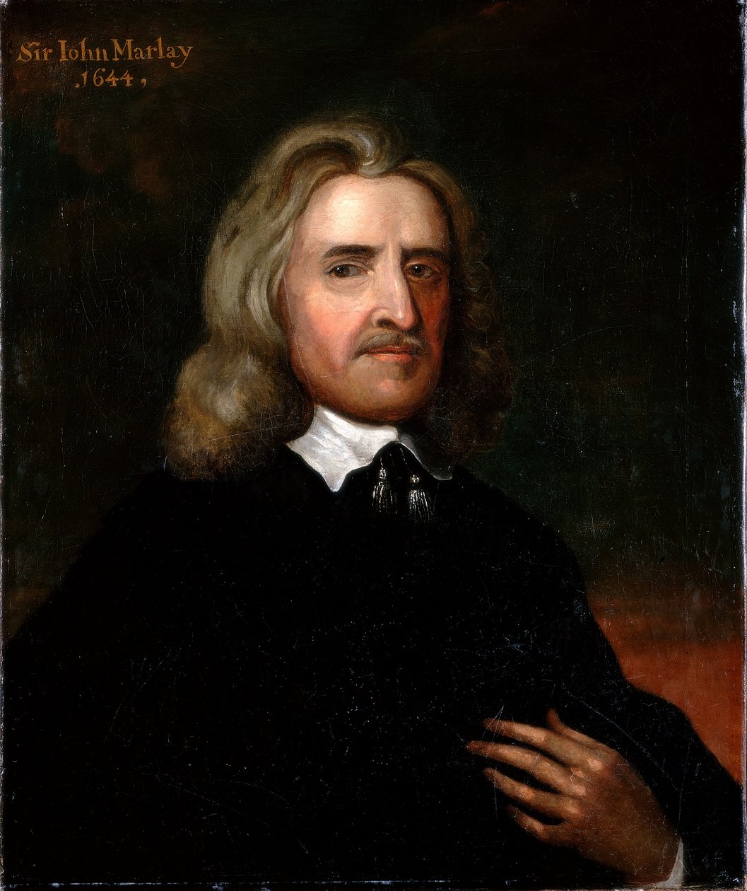 Sir John Marlay portréja, 1644 alkotó: English School
