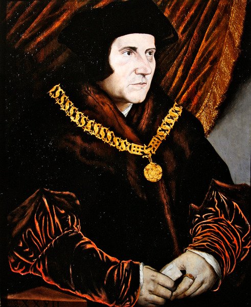 Sir Thomas More portréja (olaj, tölgyfa panelen) alkotó: English School