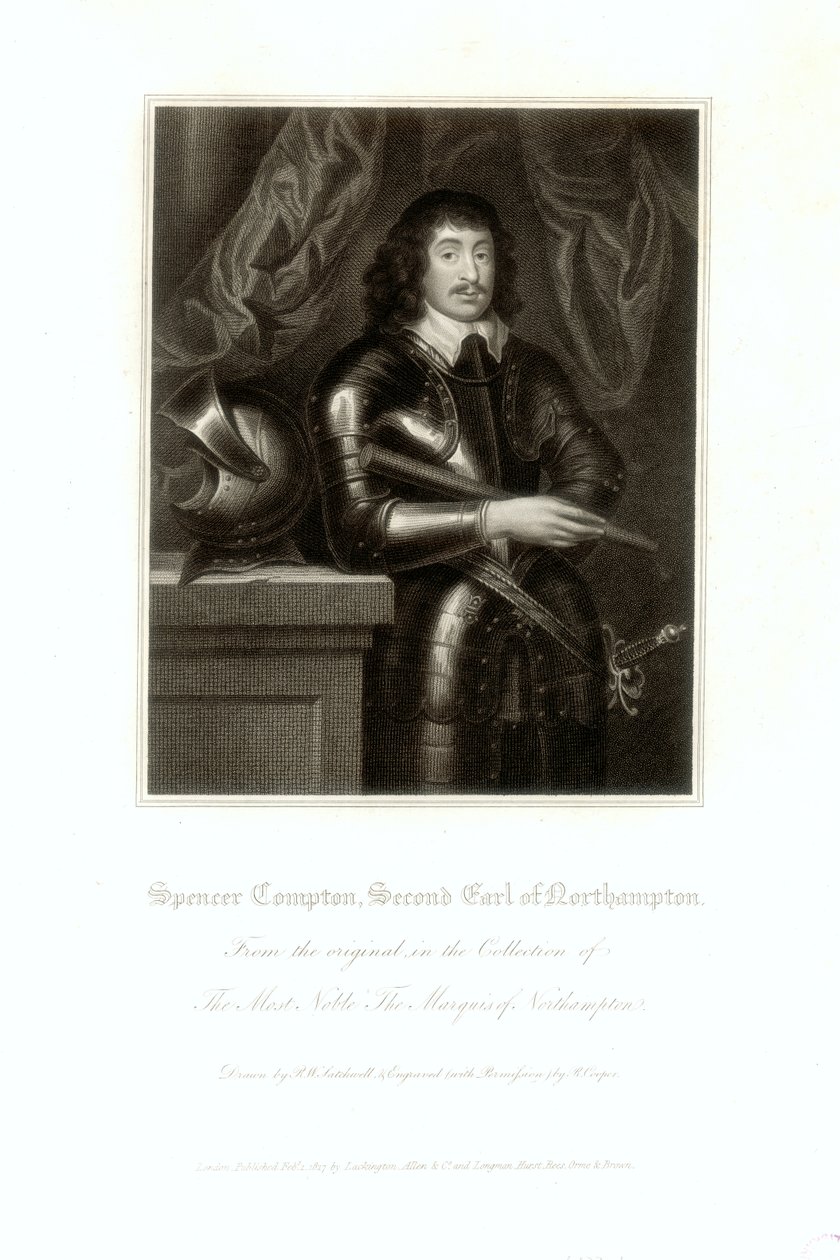 Spencer Compton, Northampton 2. grófjának portréja alkotó: English School