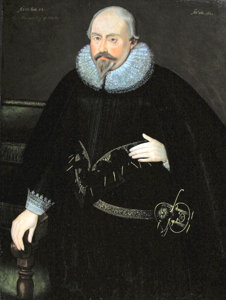 Thomas Morgan of Machen (sz.1568) portréja 1620 körül (olaj, tábla) alkotó: English School