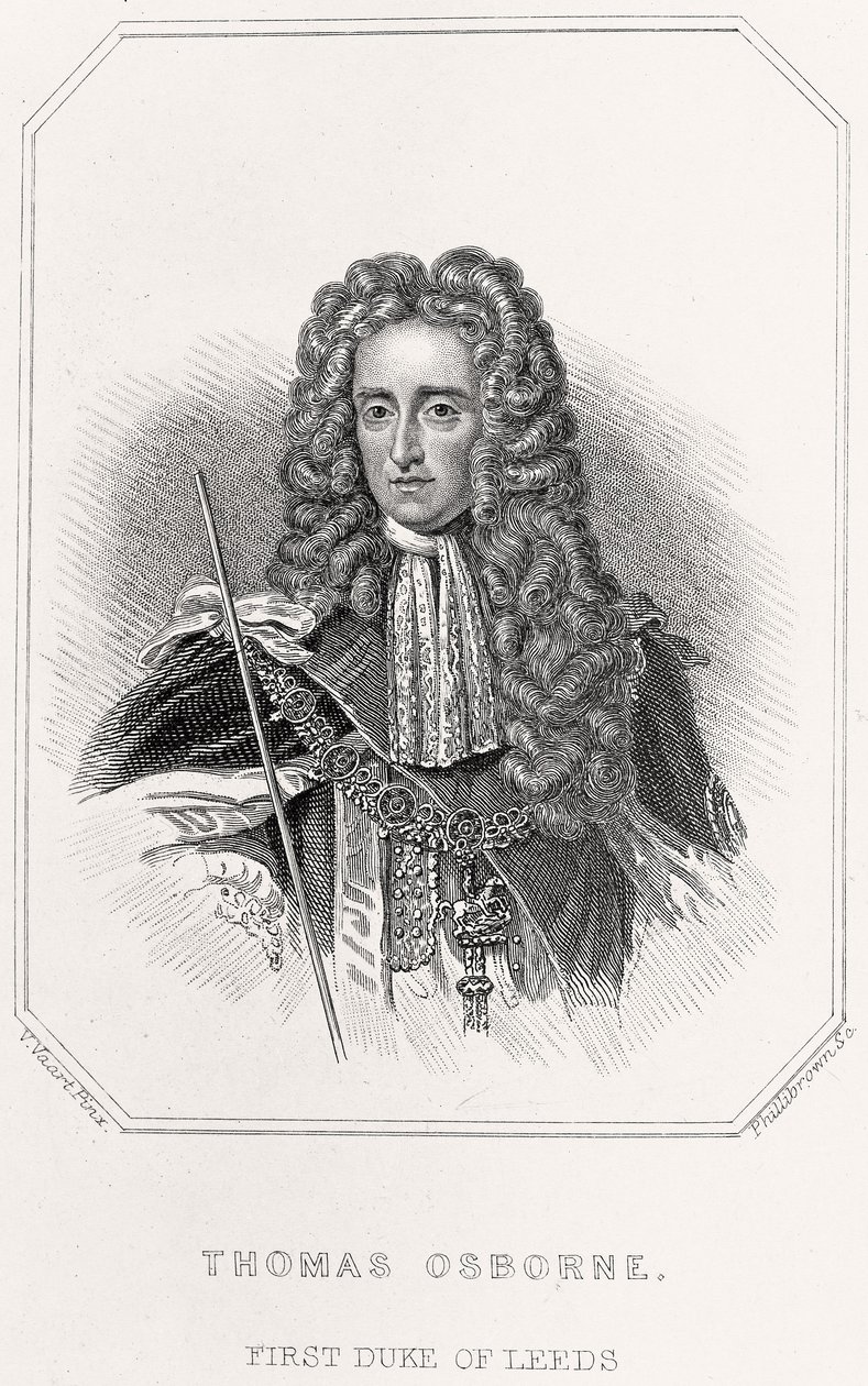 Thomas Osborne, Leeds 1. hercegének portréja, 1835 alkotó: English School