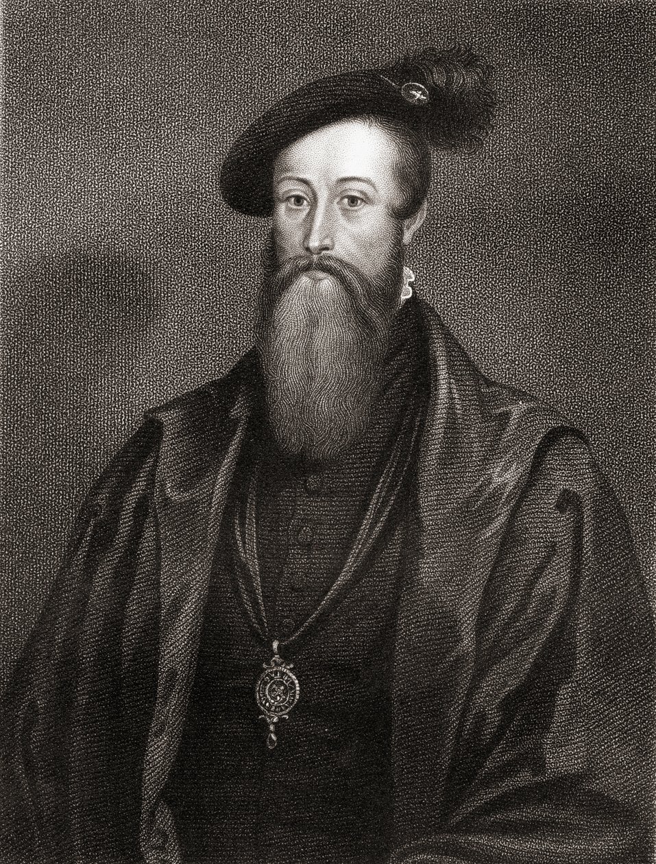 Thomas Seymour portréja, a Lodges British Portraits-ból, 1823 alkotó: English School