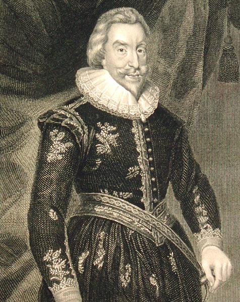 Walter Aston (1584-1639) portréja, a "Lodge