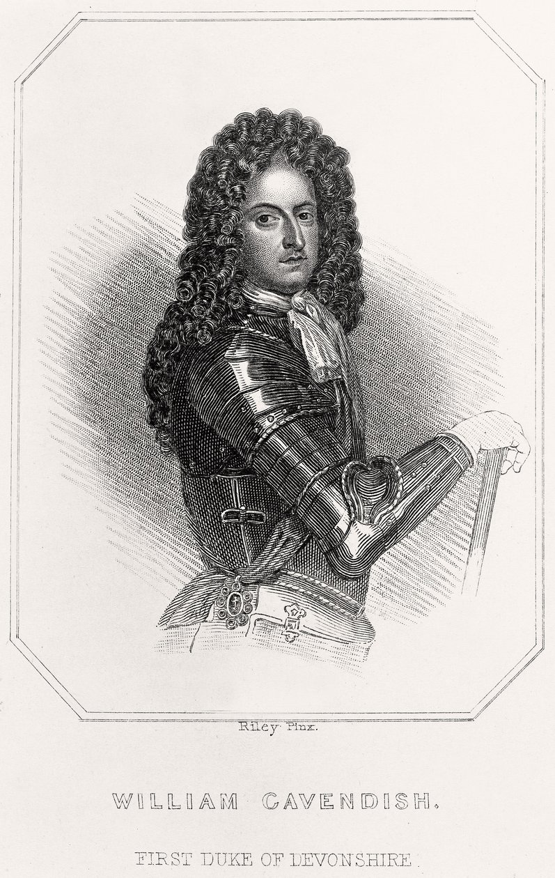William Cavendish, Devonshire 1. hercegének portréja, 1835 alkotó: English School
