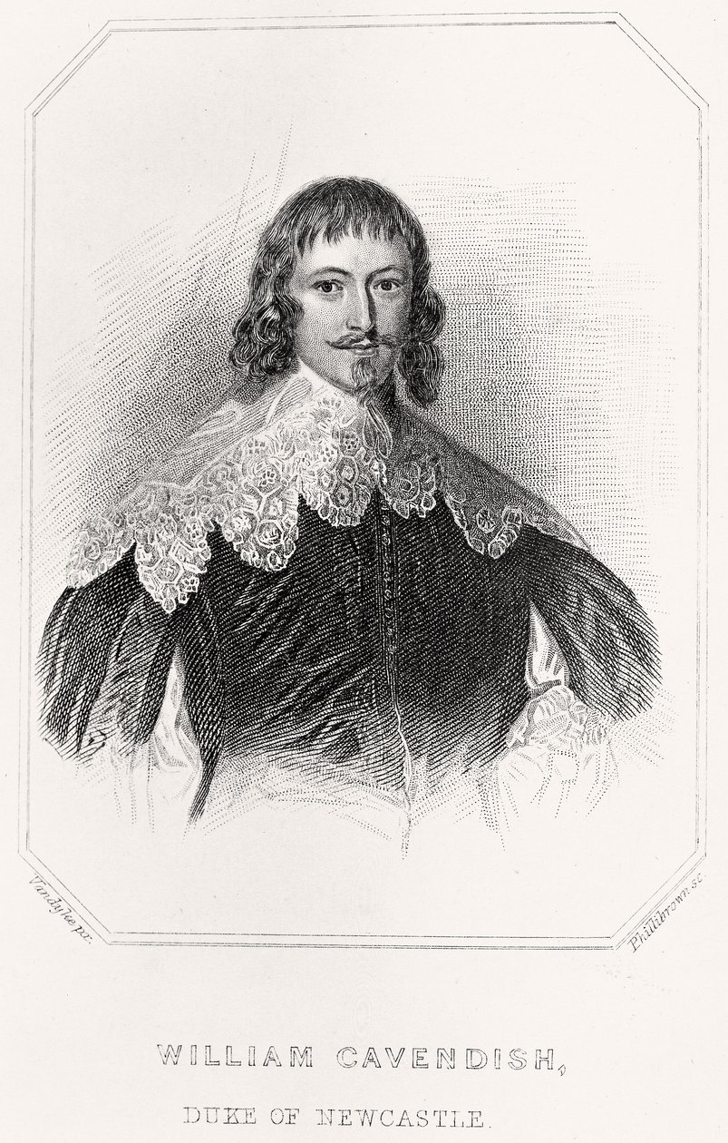 William Cavendish, Newcastle hercegének portréja, 1835 alkotó: English School