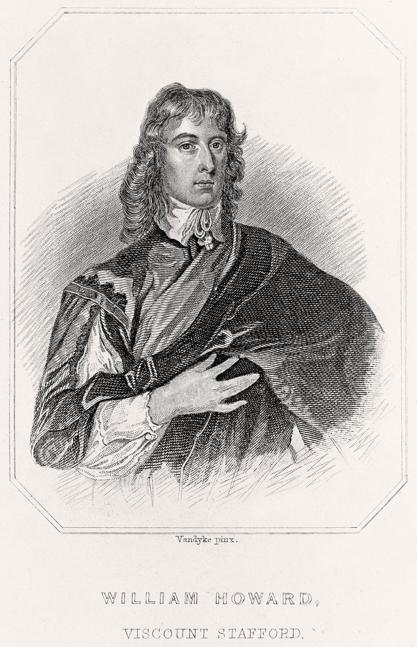 William Howard, Stafford vikomt portréja, 1835 alkotó: English School